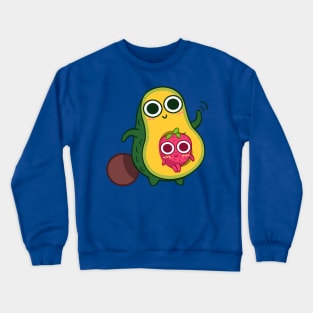 Avocado and Strawberry Crewneck Sweatshirt